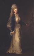 Anton  Graff Portrait of Princess Louise Augusta of Denmark Sweden oil painting artist